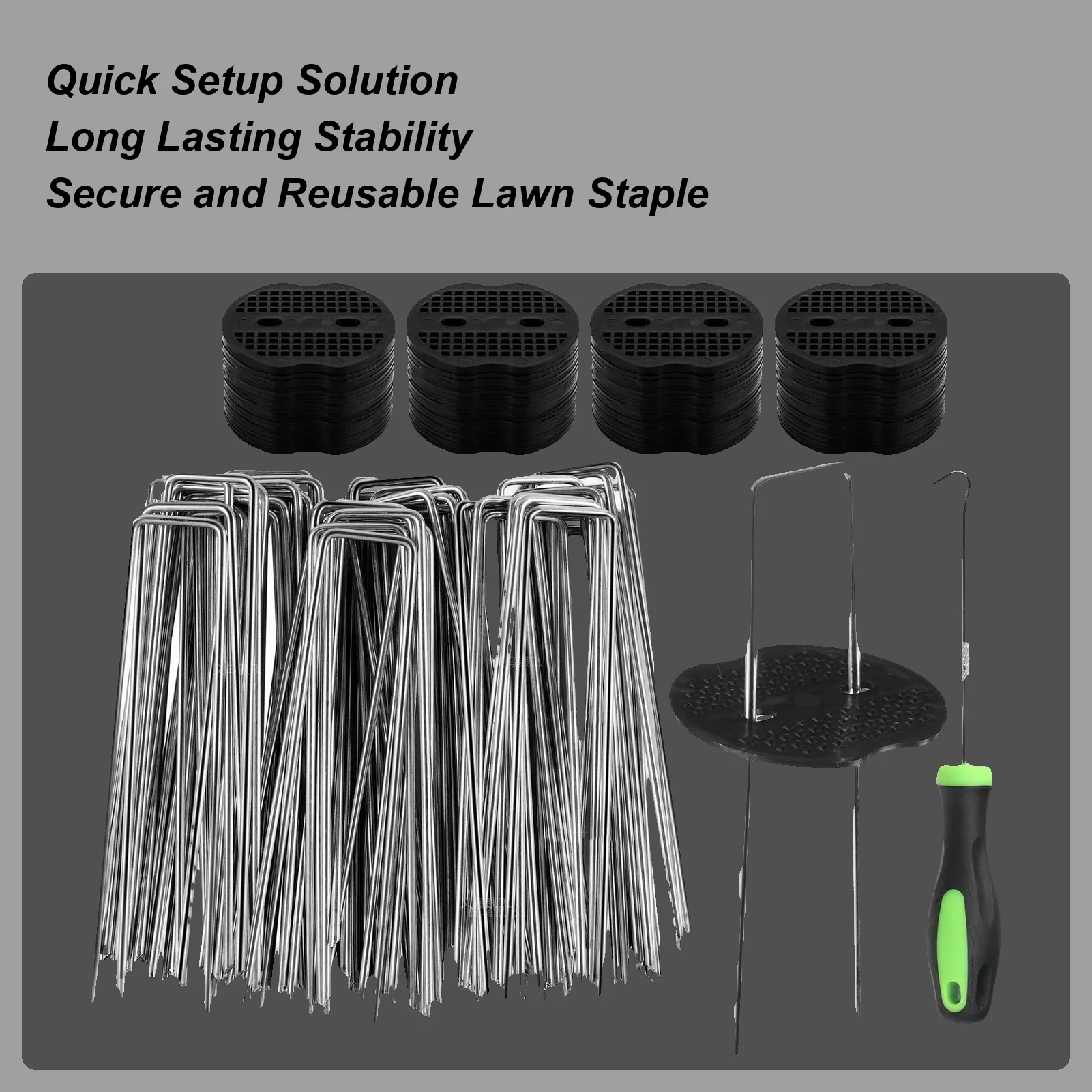 

Landscaping Stakes U Shape Galvanized Spikes 50 Pieces Lawn Landscaping Stakes For Outdoor Yard Pathway Farm Patio Driveway Tarp