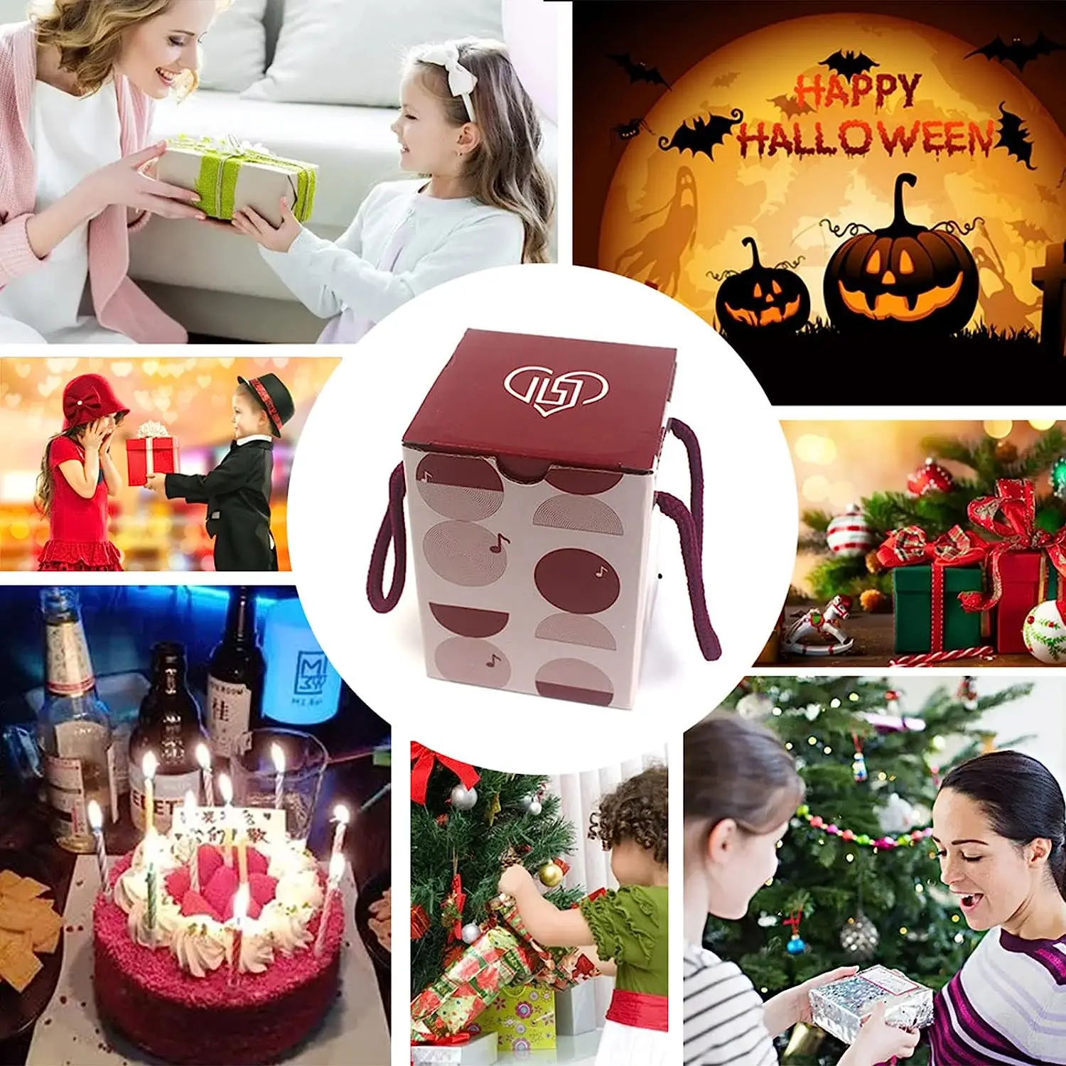 SOFTALK Cute Little Animal Wooden Mechanical Music Box, You are My Sunshine Musical Boxs,Gift for Boys and Girls Kids