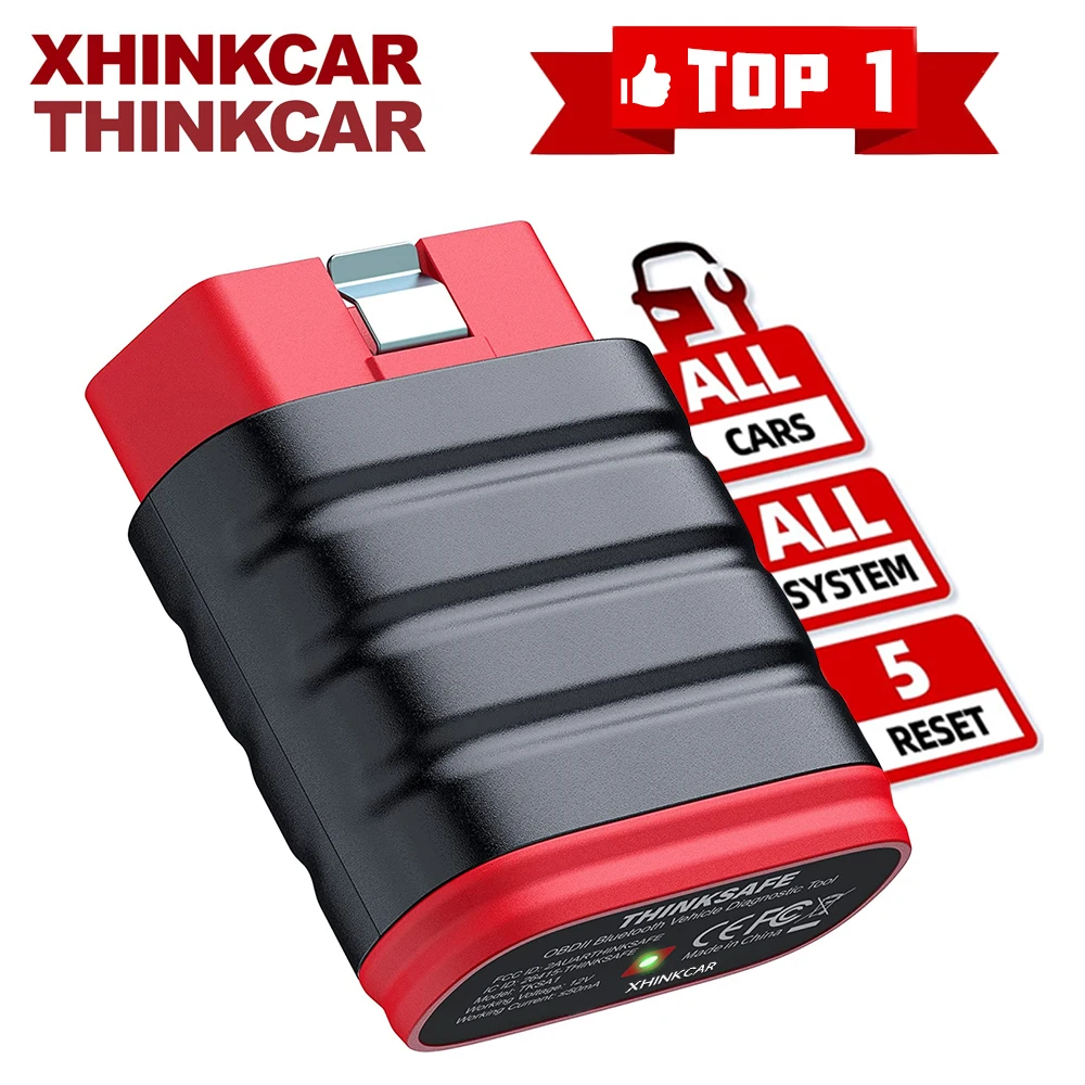 

Thinkcar Thinksafe OBD2 Scanner Full System Reader ABS EPB TPMS SAS Reset Android OBD 2, Saudi Arabia Warehouse Clearance Sale