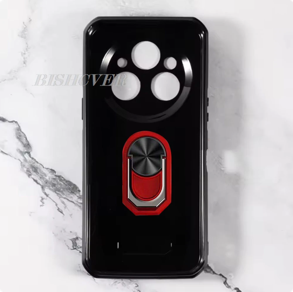 For Oukitel WP62 6.58"2025 OukitelWP62 Oukitel WP62 Back Ring Holder Bracket Case Smartphone TPU Soft Silicone Cover