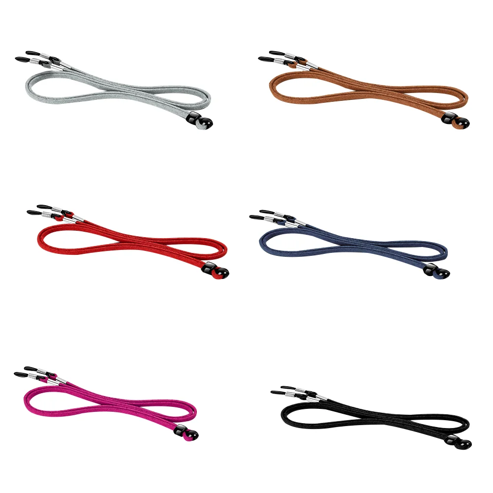 

6 Pcs Anti Eyeglasses Straps Premium Material Adjustable Cords for Sports Running Hiking Cycling Holds Glasses Safely