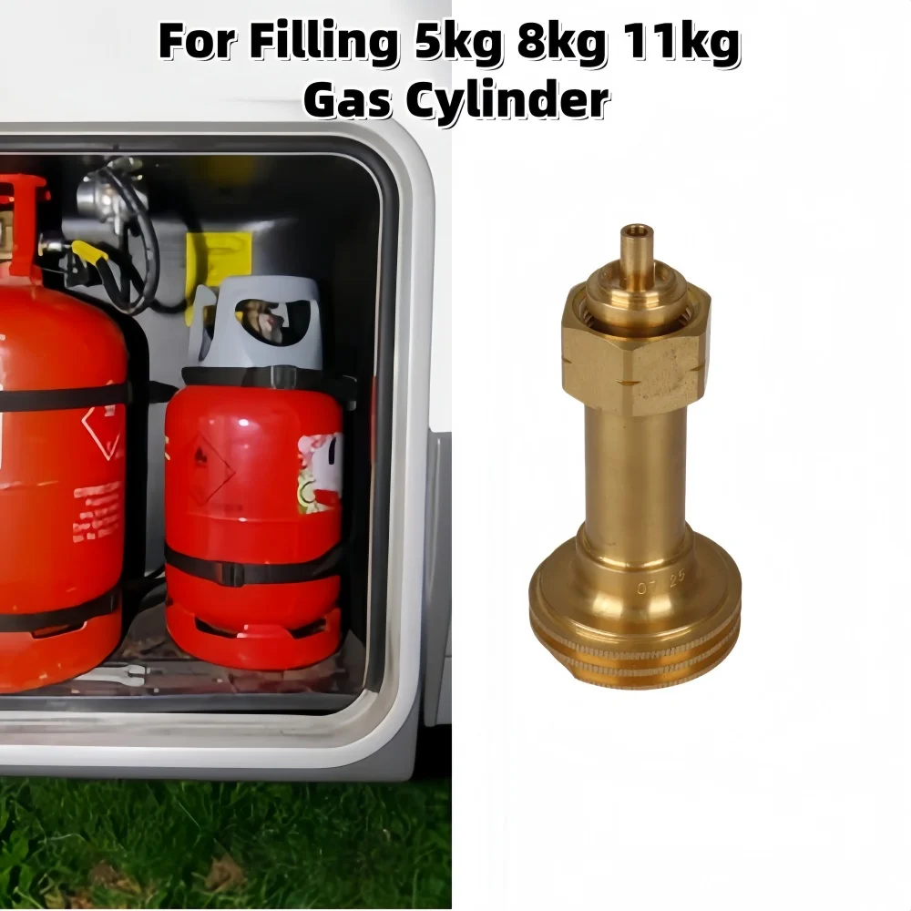 

RV Acme Lpg Tank Adapter For Filling 5kg 8kg 11kg Gas Cylinders Beach Barbecue Lpg Autogas Gpl Gas Cylinders Accessories