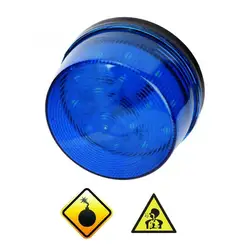 12V LED Strobe Beacon Emergency Alarm Warning Flashing Light Signal Lamp Security Alarm Road Maintenance Explosion Flash Light