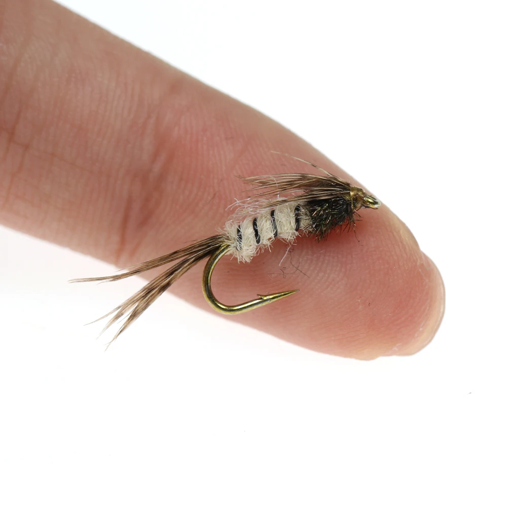 Vtwins Señuelos de pesca con mosca para trucha y lubina – Ninfas - imagen 3