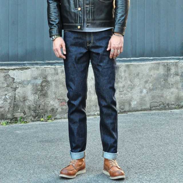 Saucezhan 310XX 18OZ Jeans for Men Selvedge Denim Jeans Slim Fit Autumn and Winter Jeans Pants Zipper Fly Heavyweight AliExpress 200000343