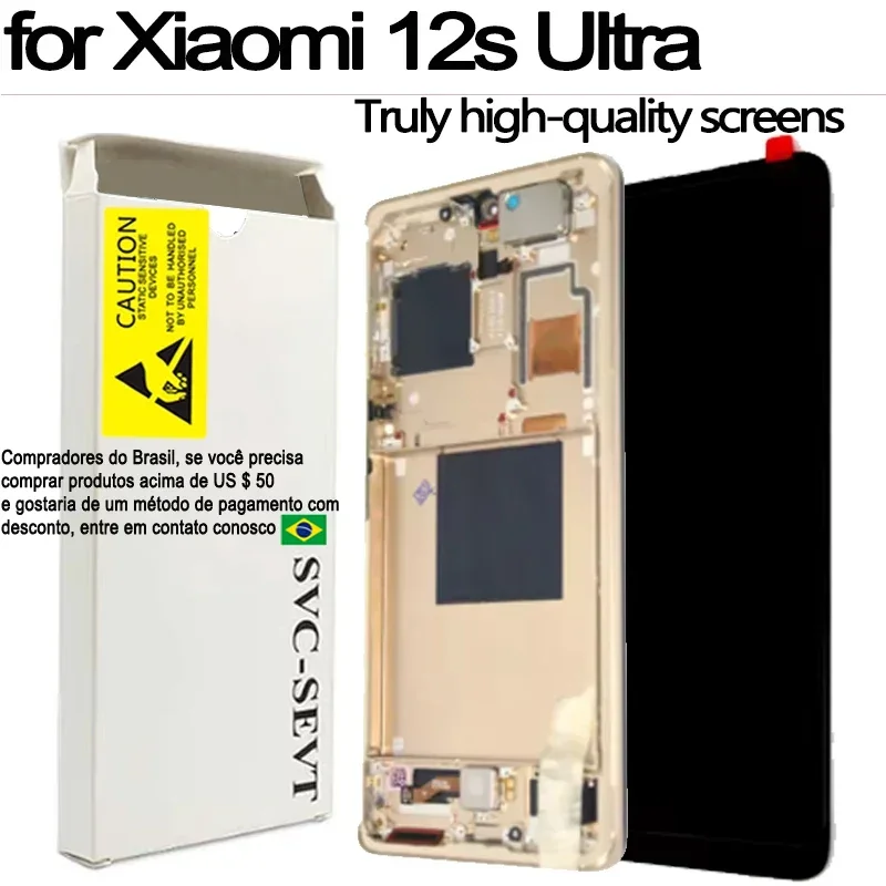 High Quality 6.73'' AMOLED For Xiaomi 12S Ultra 2203121C LCD