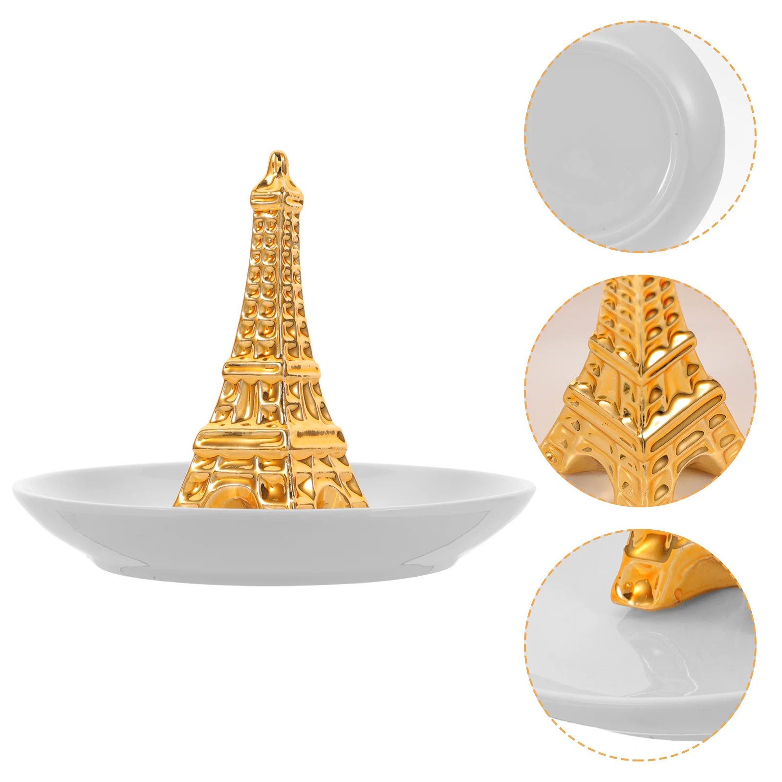 

Креативный керамический органайзер для украшений: тарелка для мелочей с изысканным дизайном, декоративная подставка для колец, аксессуар для домашнего туалетного столика