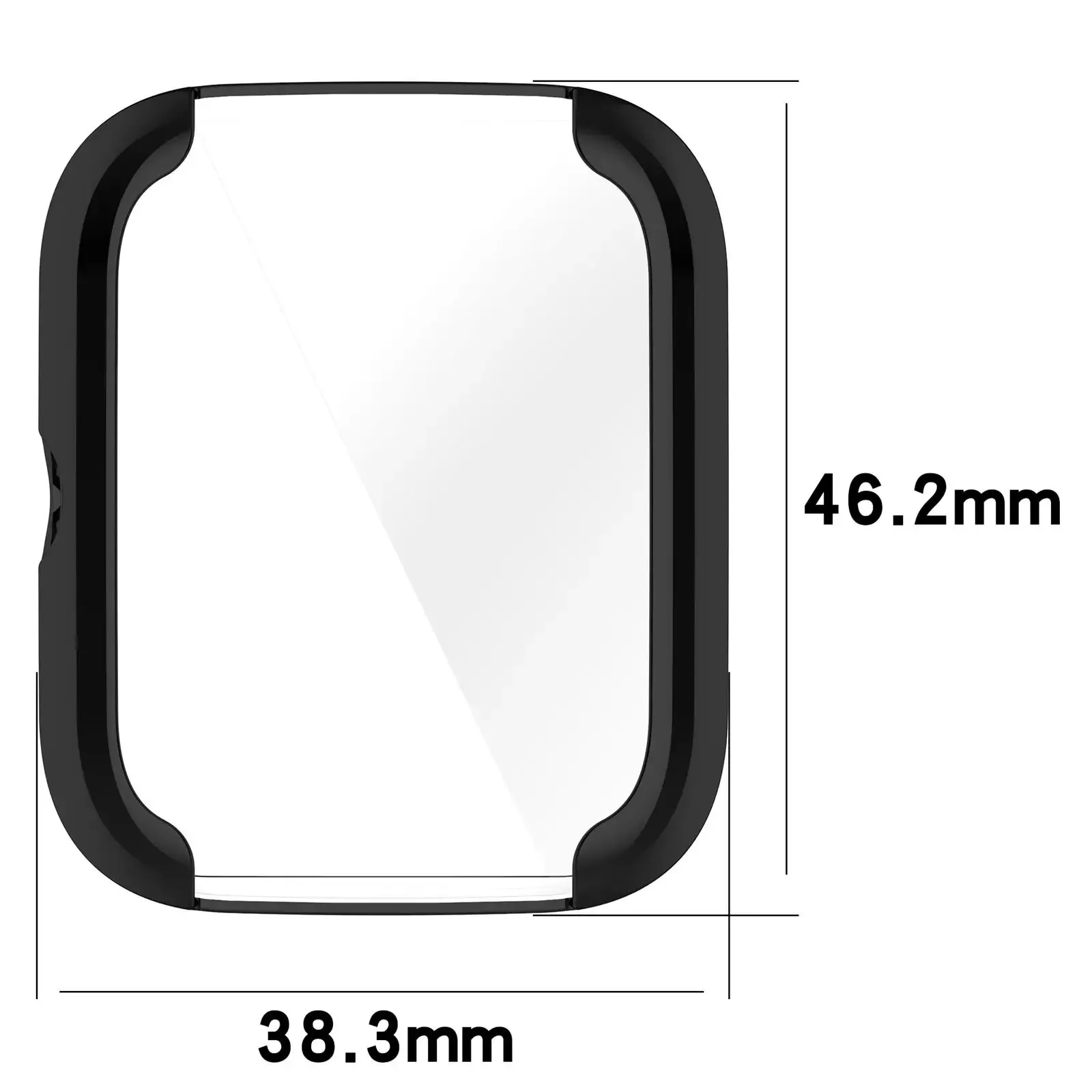 Osłona ekranu dla Amazfit Bip 3 Pro Smart Watchband Case Obudowa ochronna dla Amazfit Bip 3 TPU Silicone Case Bumper