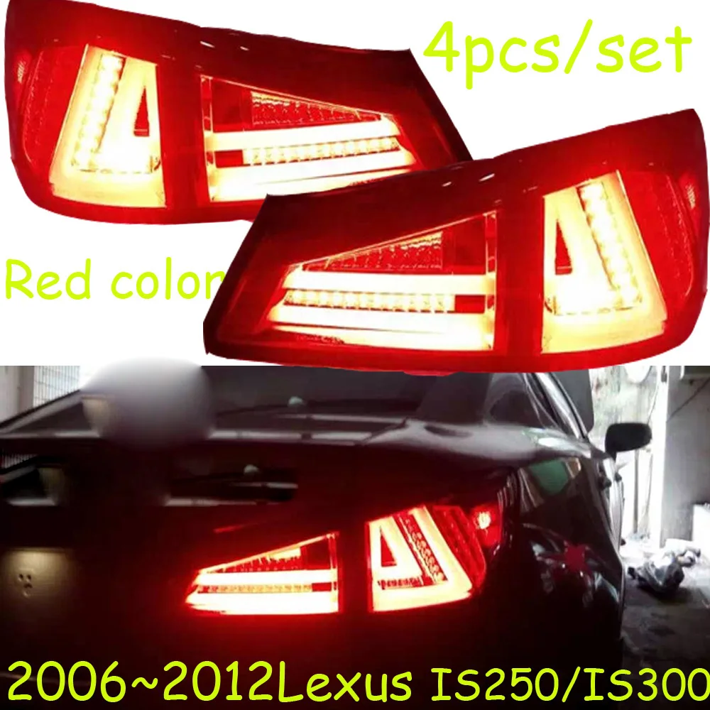 2006~2012y car tail light for Lexus taillight Brake LED IS250 IS300 car accessories Taillamp for Lexus rear light fog