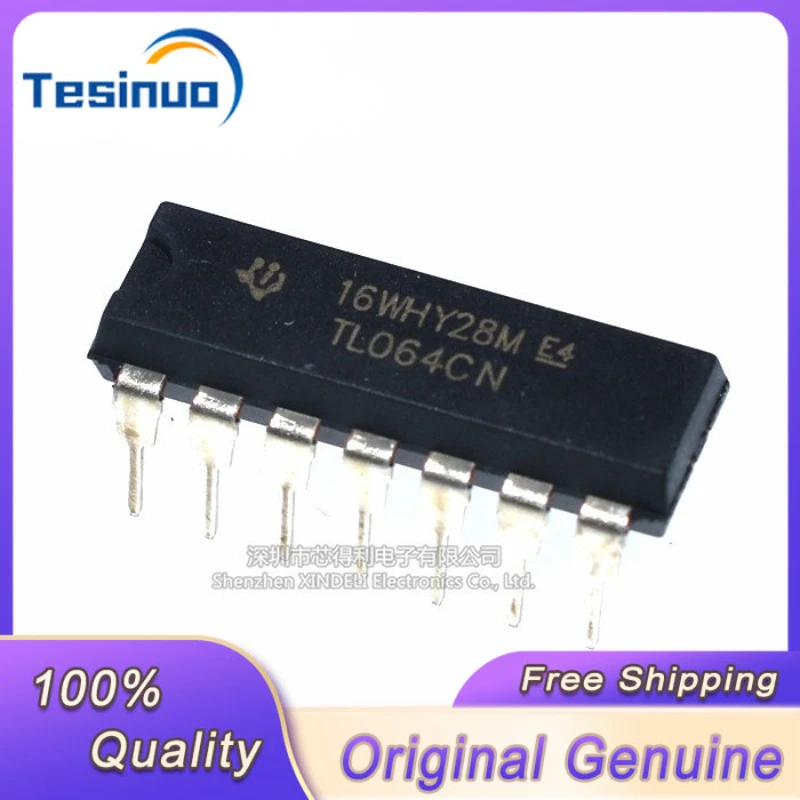 5/PCS New Original TL064 TL064CN DIP-14 Low power op amplifier chip In Stock