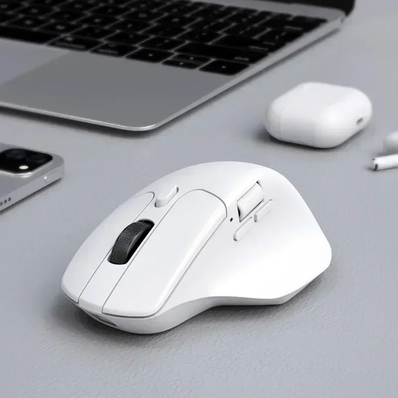 M6 Mouse Wireless Bluetooth Three Mode PAW3395 Sensor 4k Lightweight Ergonomic Long Battery Life Pc E-sports Gamer Accessories