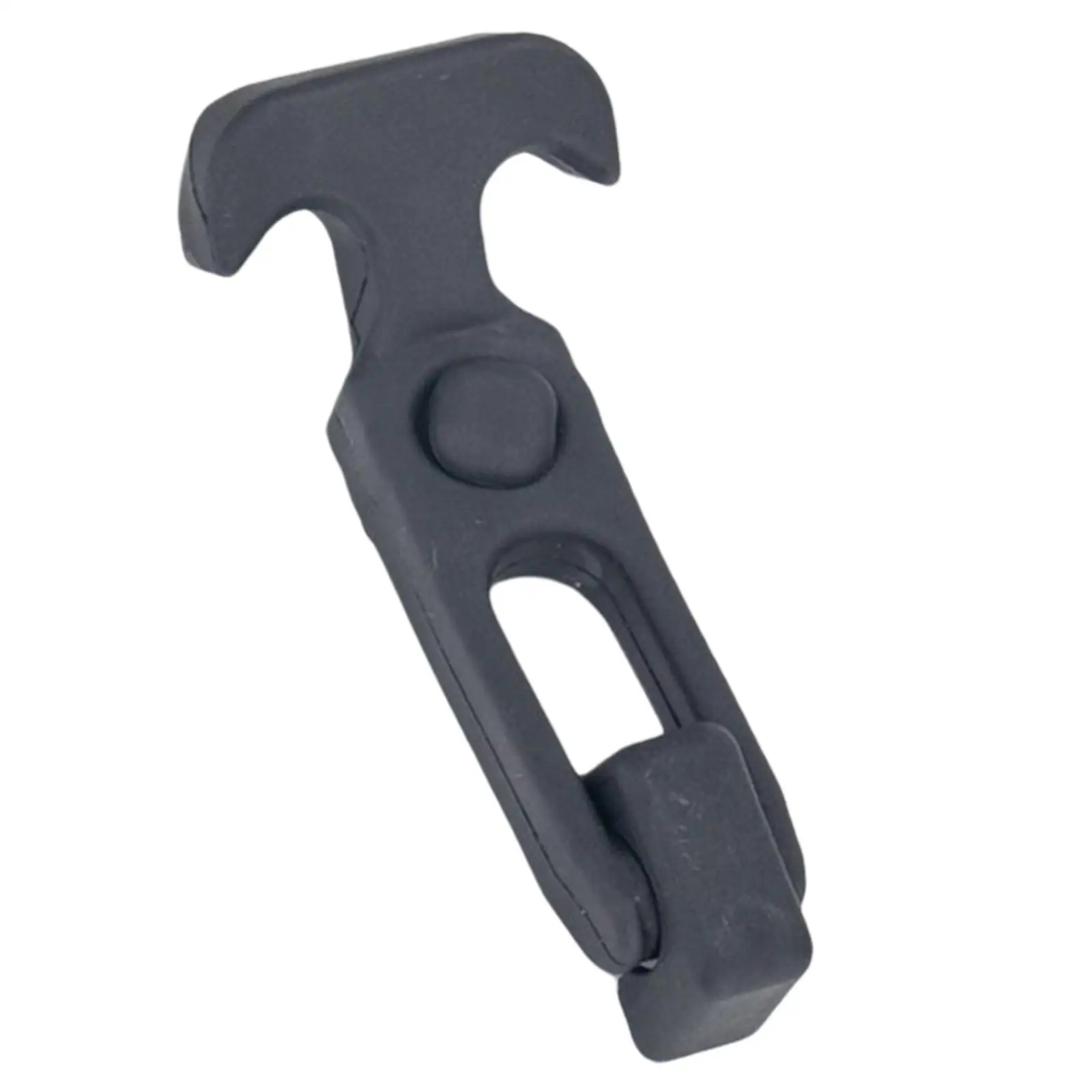 

Rubber Flexible T Handle Hasp Draw Latch Black Non Corrosive Pull Type for Truck Golf Cart Farm Equipment