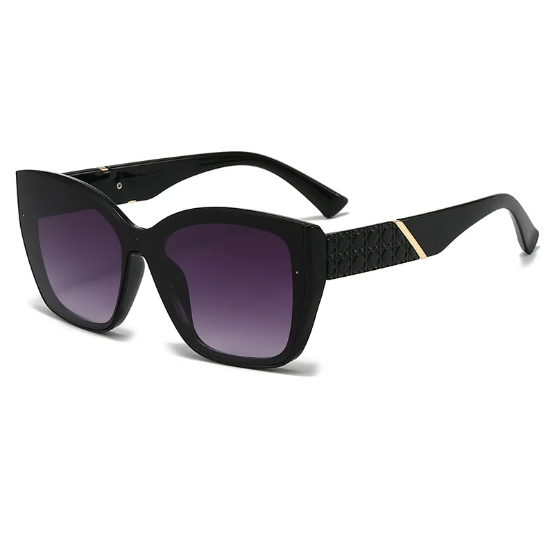 Designer Cat Eye Sunglasses Women | Tortoise Square Frame | UV400 Polarized Lenses | Driving  Flattering for Round Faces