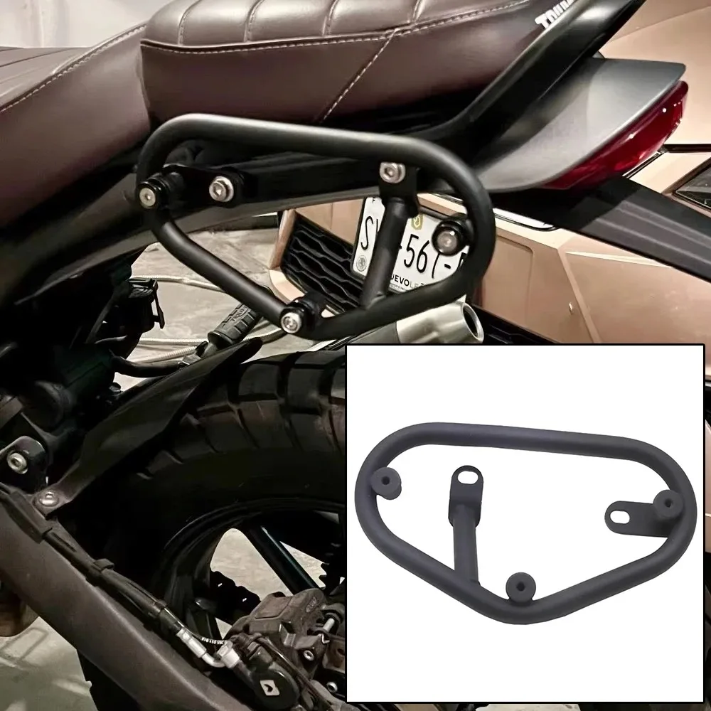 Support de sacoche latérale pour Triumph Scrambler 400 X & Speed 400 (2023-2026), porte-bagages latéral en acier, gauche/droite
