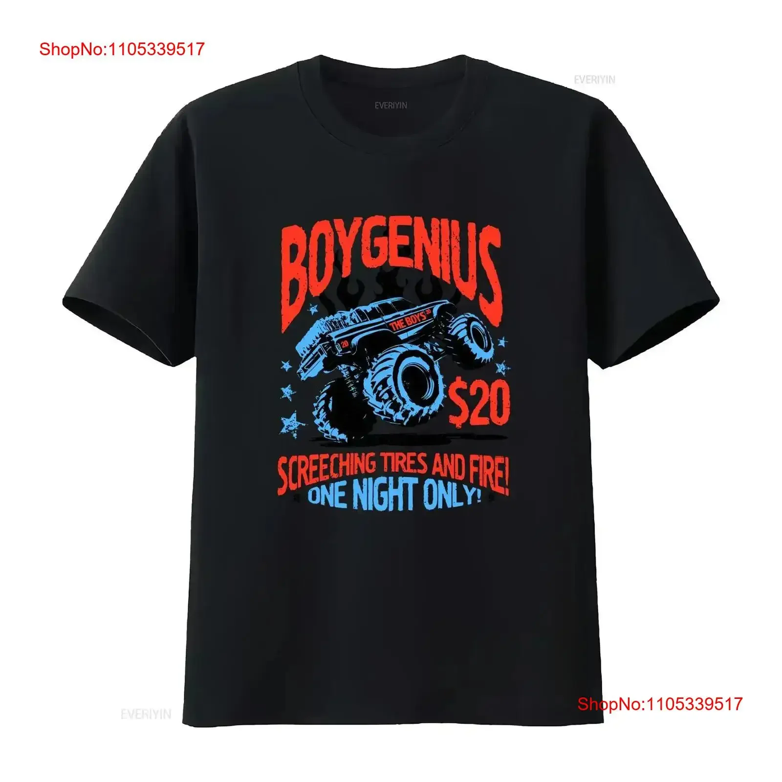 Boygenius Screeching Tires And Fire T Shirt 2023 Tour Cotton Fan vintage Washed homme Versatile Stretched vintage Washed