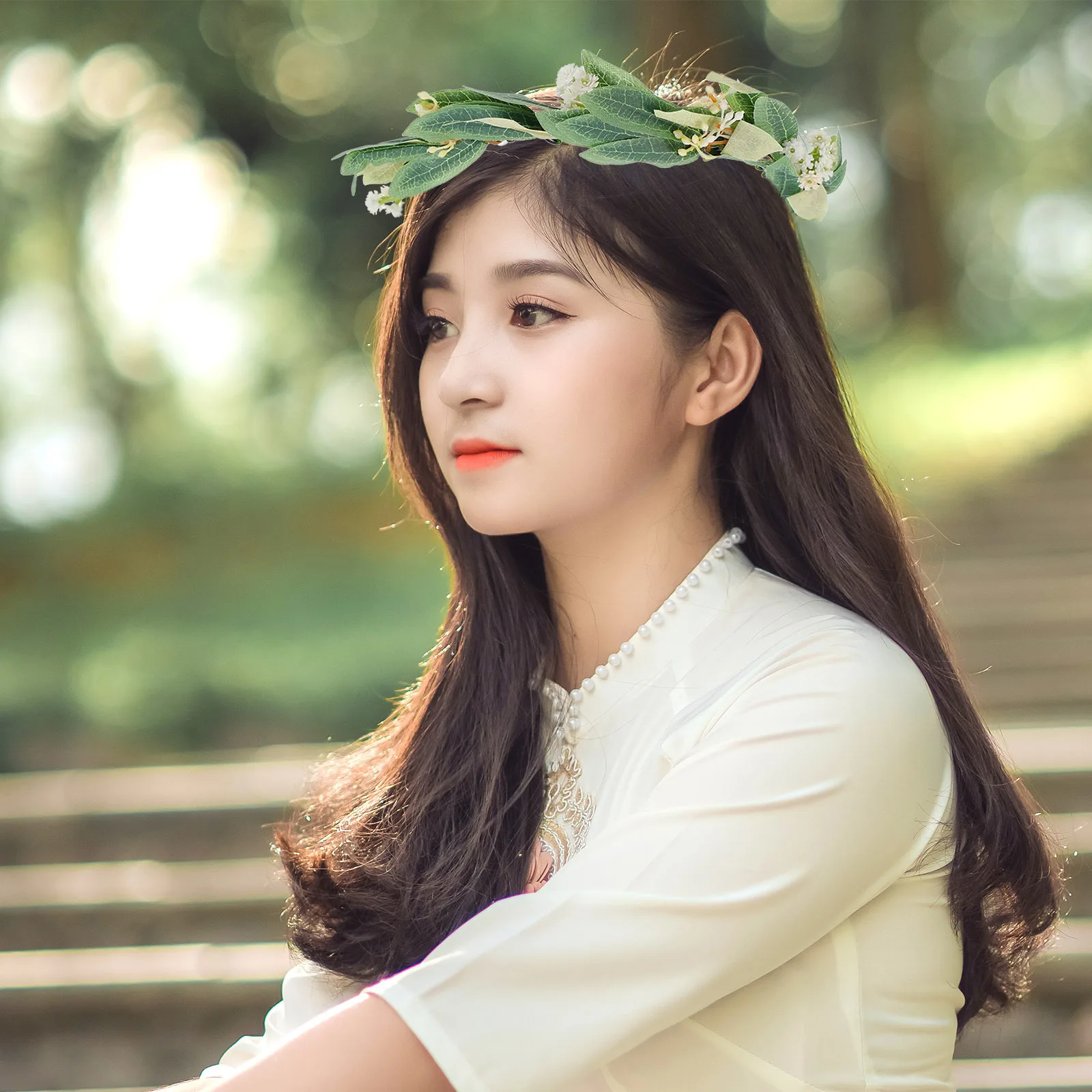 

1Pcs Imitation Olive Garland Comfortable Headwear for Brides Holiday Masquerade Carnival Cosplay Gift Flower Headband