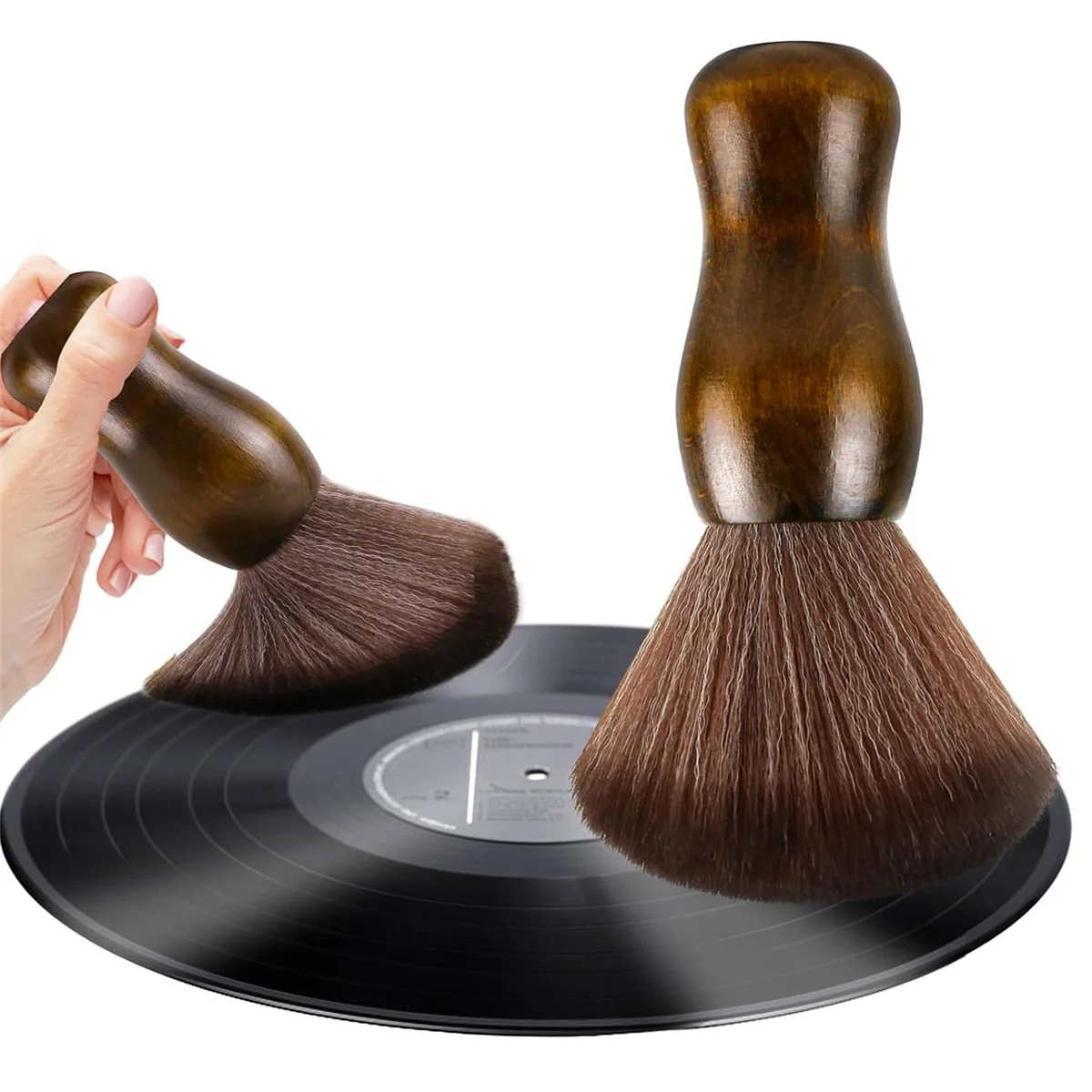 Cleaning Brush Turntable Vinyl Records Cleaner, Dust Cleaning Record Brush for LP CD Cartridge/Keyboard/Computer/Guitar