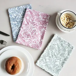 1Piece 45*45cm Dinner Napkin Printed Square Cloth Napkins 100% Cotton Fall Dinner Napkins Thanks Giving Christmas Table Napkin
