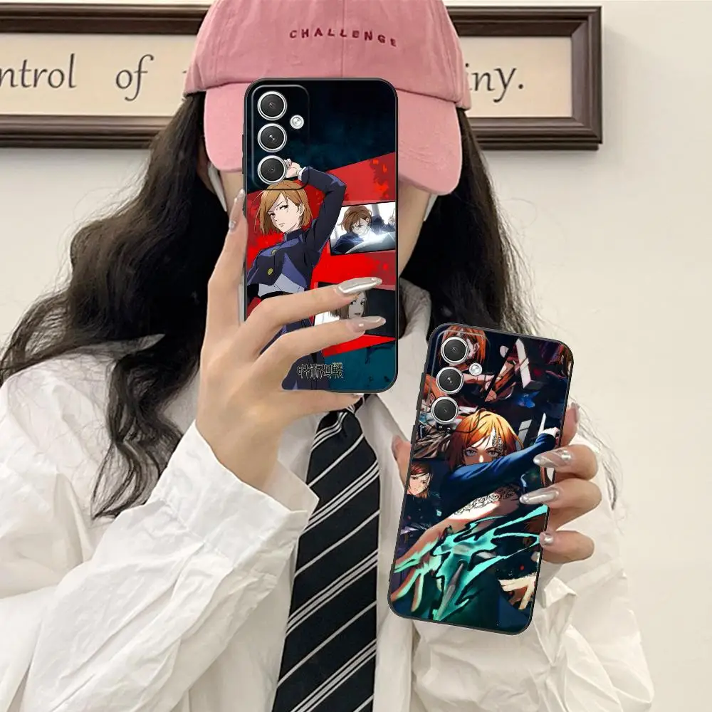 

Чехол для телефона Jujutsu Kaisen Nobara для Samsung Galaxy S26 S25 S24 S23 S22 S21 S20 Note20 Plus FE Ultra, красочный чехол