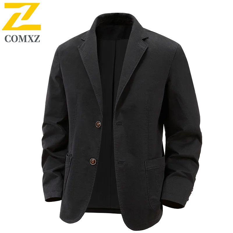 

Pure Cotton Men's Suit Jacket 2025 New High-quality Thin Comfortable Breathable Slim Fit Suit Outdoor Business Men's Suit Jacket