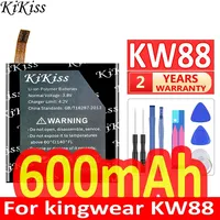 KiKiss Battery 600mAh For kingwear SmartWatch KW88 Pro