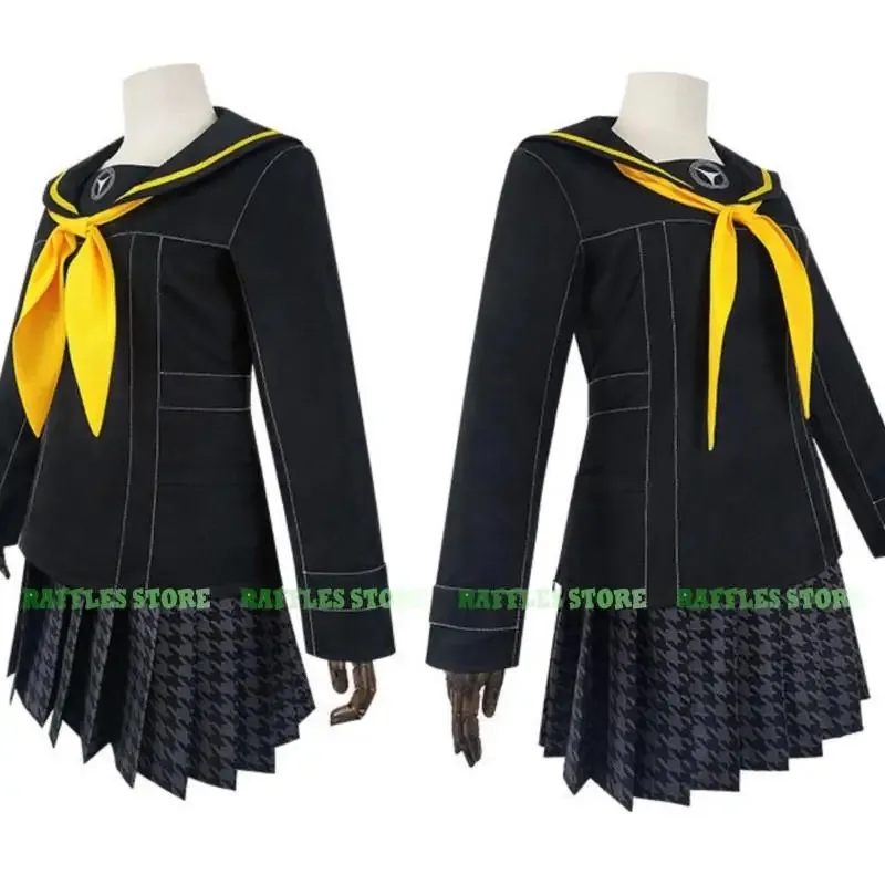 

2025 Kujikawa Rise 4 Golden JK Uniforms Anime Game Cosplay Women Sailor Suit Wig Jyoshi Koukousei Persona 4