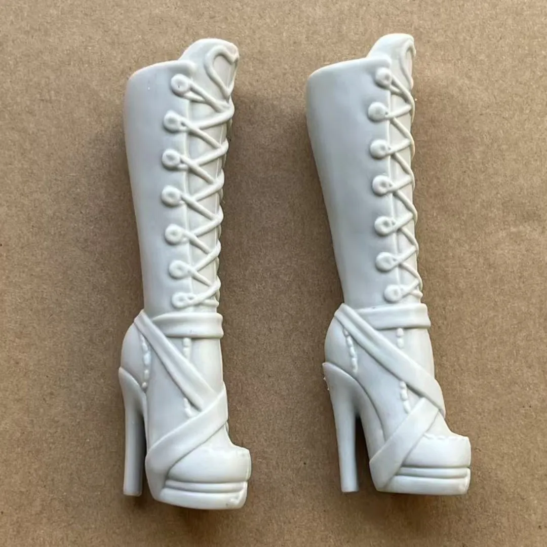 1/6 Monster-Puppen-Schuhe, Stiefel, Sandalen, DIY-Anziehzubehör, einzigartige Persönlichkeitsspielzeugteile für weibliche Puppen, Dekorationen – Detail 13