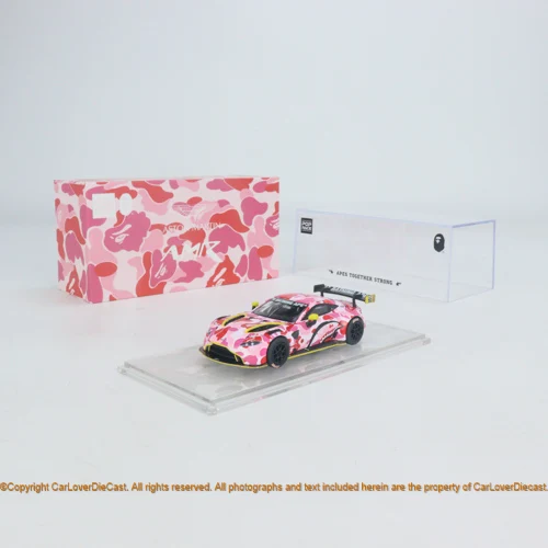 POPRACE 1:64 Aston Martin GT3PR64-AMBA-21GN Simulatie Legering gegoten Auto Model Speelgoed Collectible Gift