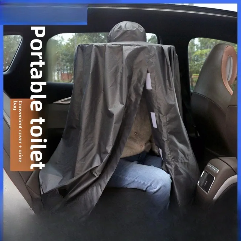 Portable bathroom traffic congestion urinating device: Portable urinal for temporary toilets