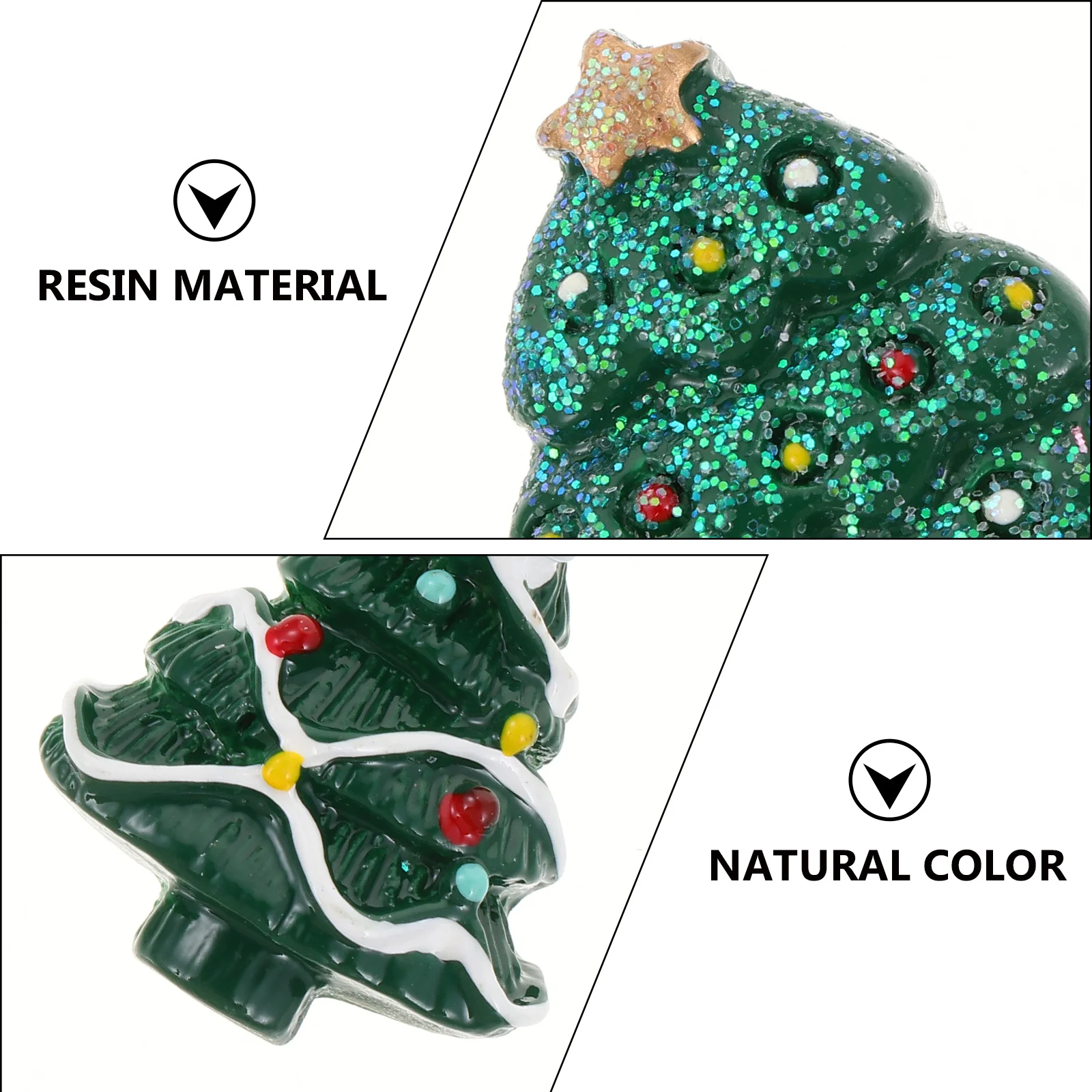 

Christmas Embellishments Ornaments Accessories Earrings Mini for Crafts Tree Making