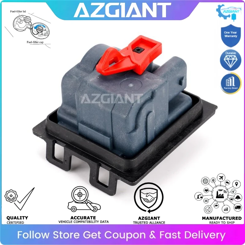 

AZGIANT Fuel Tank Door Lock Actuator Motor 2pin for Benz E-Class W213 C-Class C300 W205 S205 C200 Replace Brand New A0008207703