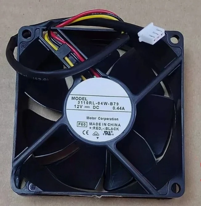 Brand New 3110RL-04W-B79  3110RL 04W B79 Server Cooling Fan DC 12V 0.44A 80X80X25Mm 3-Wire Fast Delivery