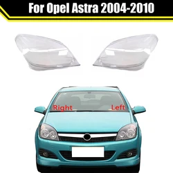 Car Front Headlight Glass Cover Headlamp Shell Lens Caps Light Case Auto Lamp Shade Lampcover Mask For Opel Astra 2004-2010