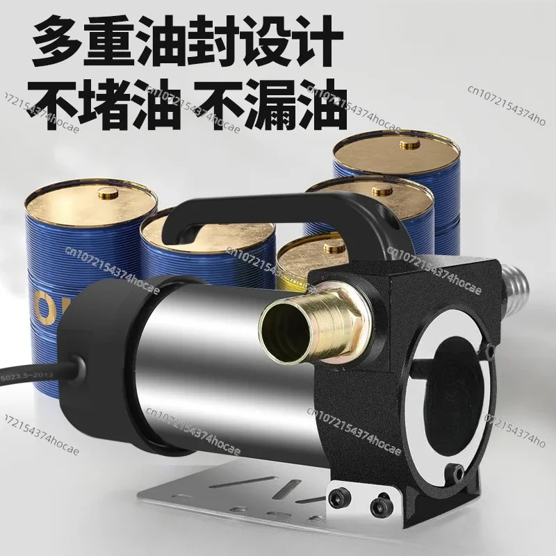 220V Electric Oil Pump 12V/24V Self Priming Refueling Tuning Gun Automatically Stop Electric Oil Pump Fuel Dispenser 50L/min view 2