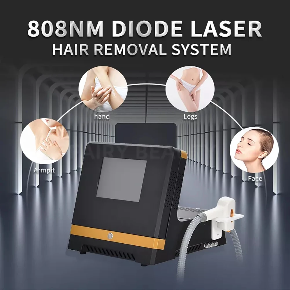 

3000W 755 808 1064nm 808NM 3 Wavelength Diode Laser Hair Removal Machine Painless And Effective For All Kinds Of Skin Hair