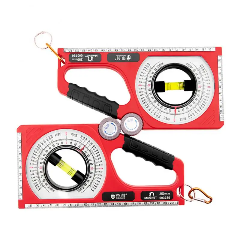 High Precision Angle Slope Measuring Instrument Magnetic Level Bubble Inclinometer Protractor Angle Finder Slope Scale Level