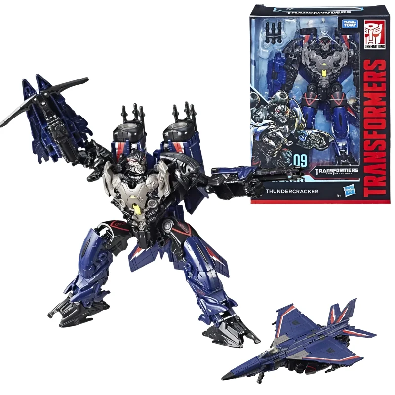 100% in Stock Original Hasbro Transformers DOTM SS09 Thundercracker V Autobot Robot Anime Model Collection Toys Action Figures