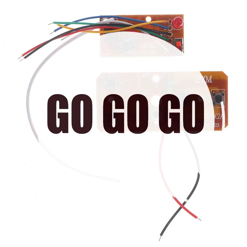 

High Quality 4CH RC Remote Control 27MHz Circuit PCB Transmitter + Receiver Board For RC Car Remote Control Toys Parts