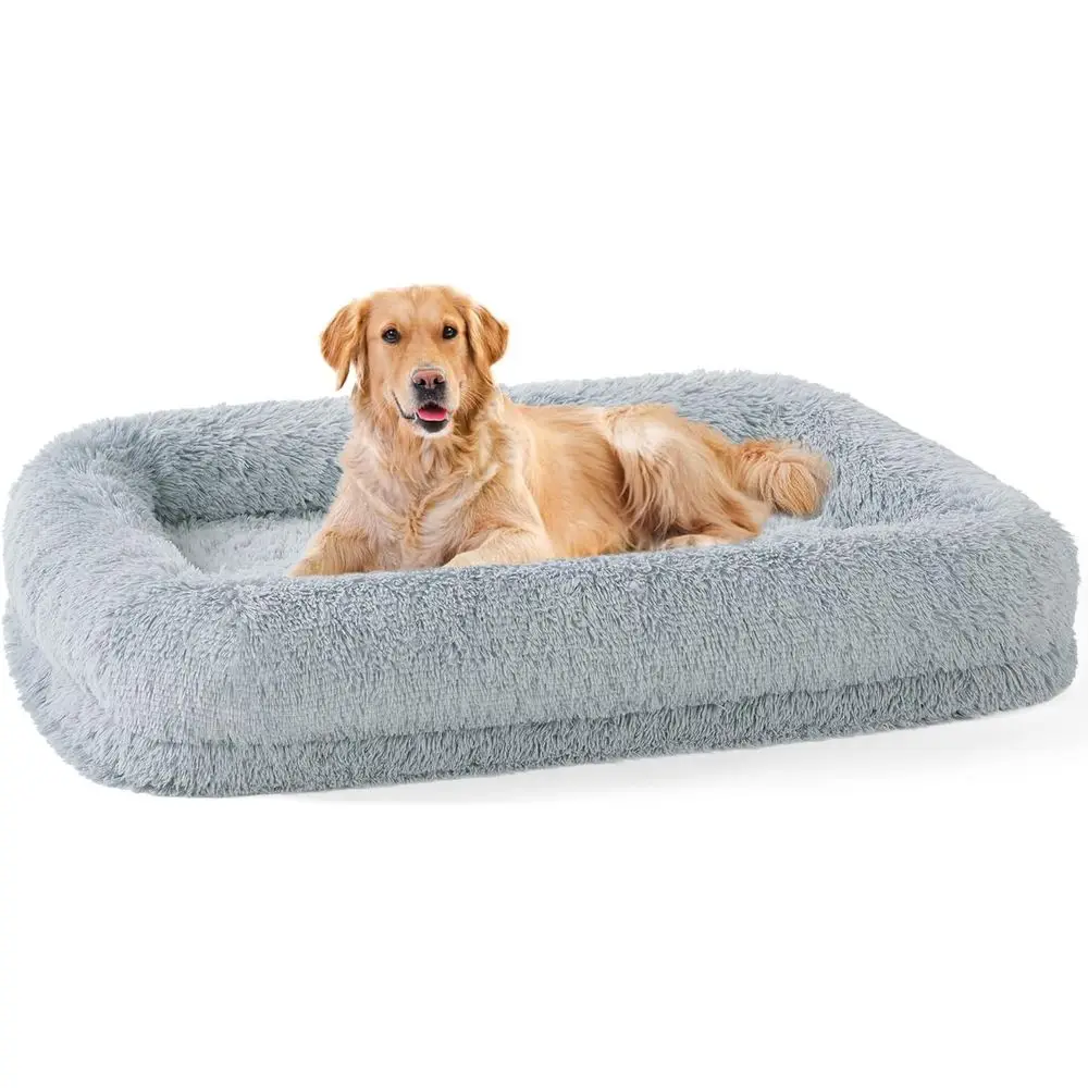

Extra Large Dog Bed - XL Dog Bed with Washable Removable Cover, Waterproof Pet Sofa with Supportive Egg Crate and Nonskid Bottom