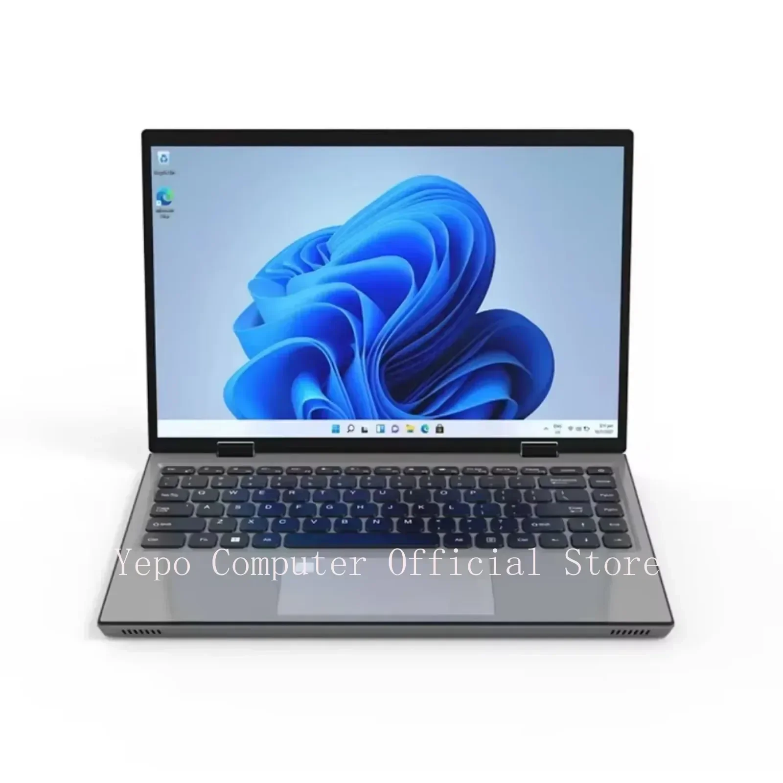 YEPO 2025 كمبيوتر محمول جديدة 360 °   شاشة Flip Fold 2 في 1 Intel N95 Windows11 HD 14 بوصة 2.2K تعمل باللمس 16 جيجابايت رام 1 تيرابايت SSD وسادة وكمبيوتر محمول