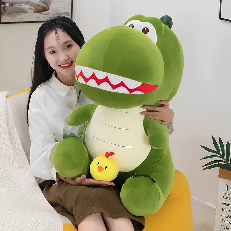 Stuffed Animals Plush Dinosaur Doll Plush Toy Stupid and Cute Tyrannosaurus Rex Doll Exquisite Kawaii Brithday Gift for Children