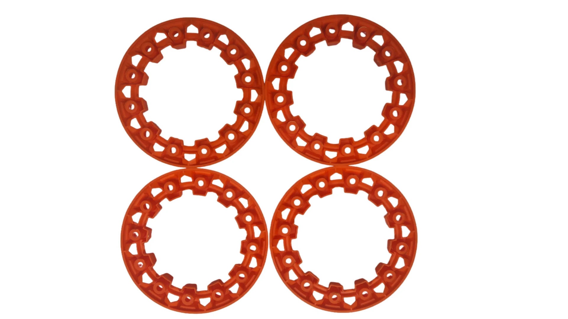 

Вездеходный пляжный багги для квадроцикла, детали ступицы колеса, 6-дюймовый пластиковый чехол для колес, цветной защитный чехол 4, оранжевый