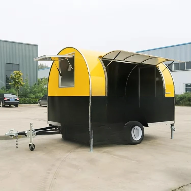 Carro de comida carrito de comida de madera