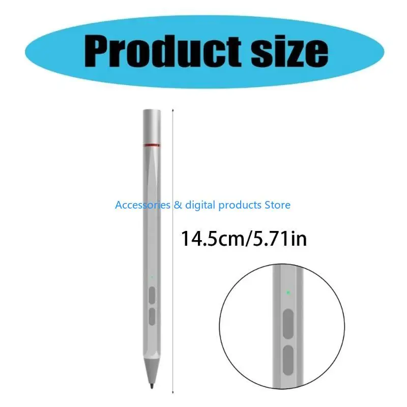 77JD USI2.0 Pen Palms Rejection with 4096 Levels Pressure Screen Pencil Tablet Pen for Duet 3 5/713/714 6