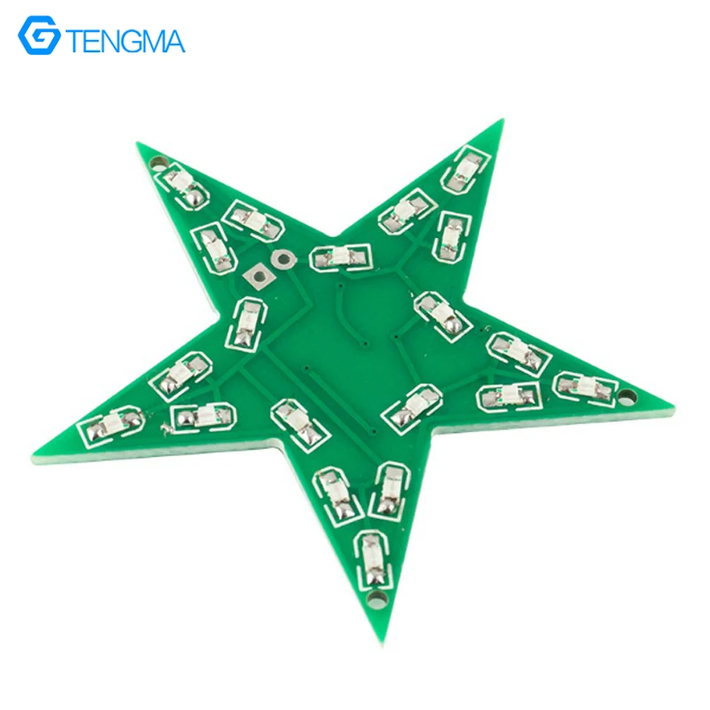 Star Pentagonal Breathing Light Kit LM358 Chip Electronic Welding Exercise Assembly Production DIY Training Parts