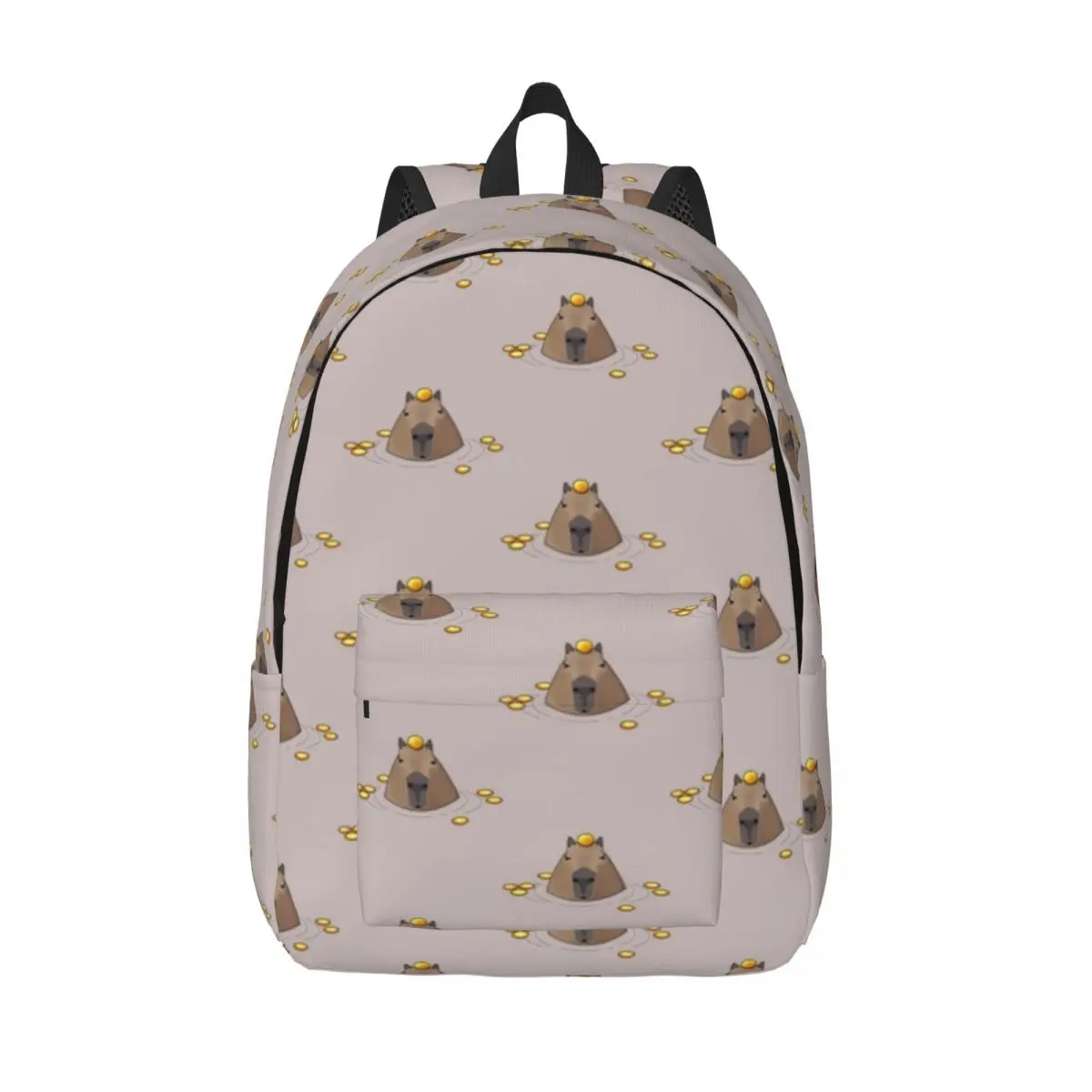 Capybara Backpack Elementary High College School Student Cartoon Cute Bookbag Teens Daypack with Pocket