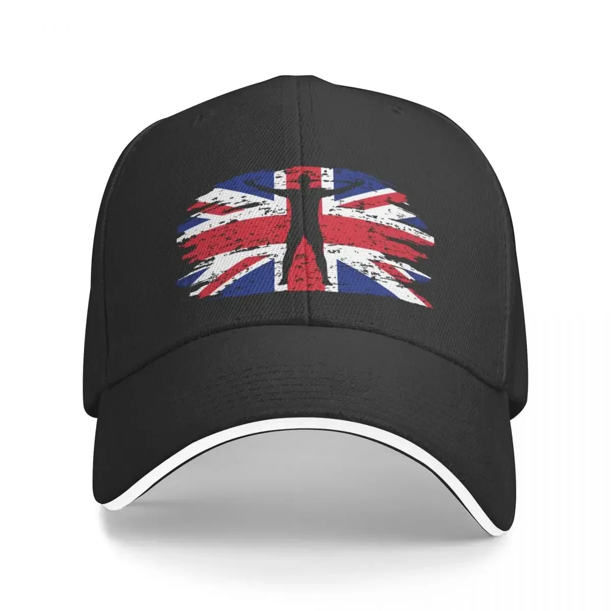 Jude Union Jack Flag modern Baseball Cap derby hat Snap Back Hat fishing hat Baseball For Men Women's