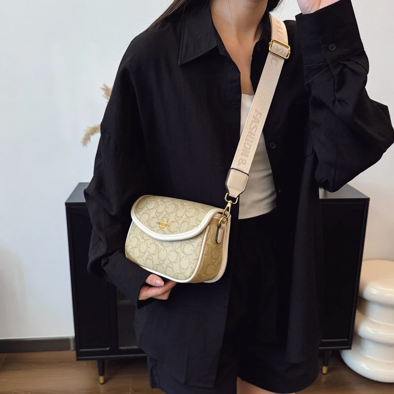 حقيبة كتف نسائية ذات علامة تجارية فاخرة حقيبة يد جلد نابا ناعمة بتصميم بسيط ومحفظة كروس للاستخدام اليومي #1