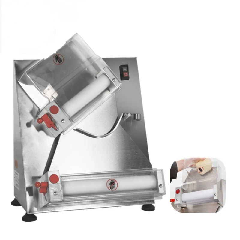 

China electric automatic pizza dough roller machine,industrial dough roller sheeter pizza base making machine used dough roller