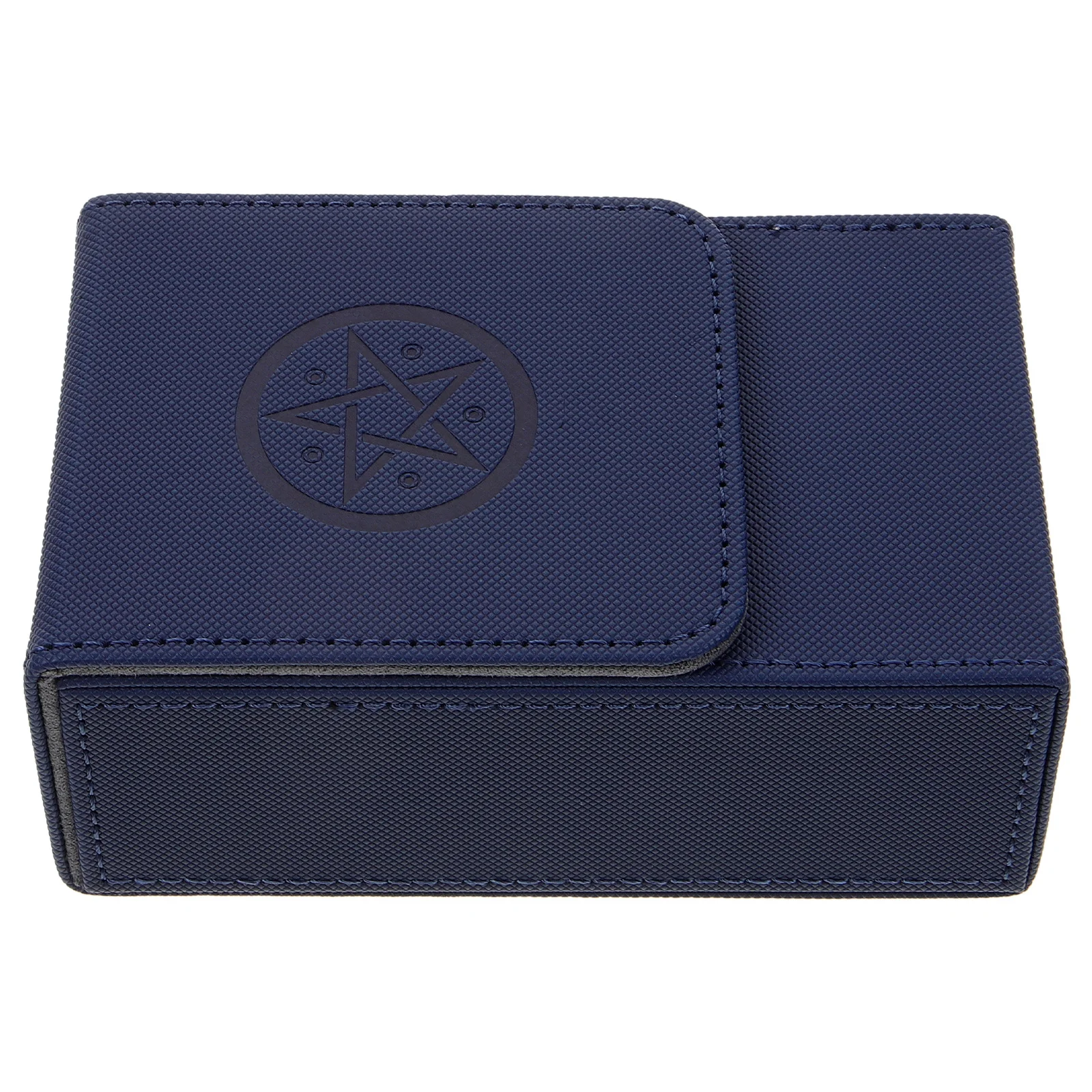 

Tarot Card Storage Box PU Portable Container with Seal Lid for Organizing Cards Divination Tools Game Accessories Holder